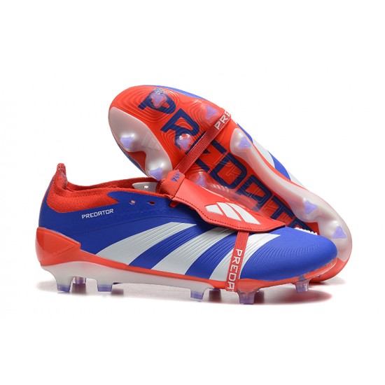 Mejor calidad  Adidas Predator Accuracy FG Azul Rojo Hombre Zapatos De Futbol