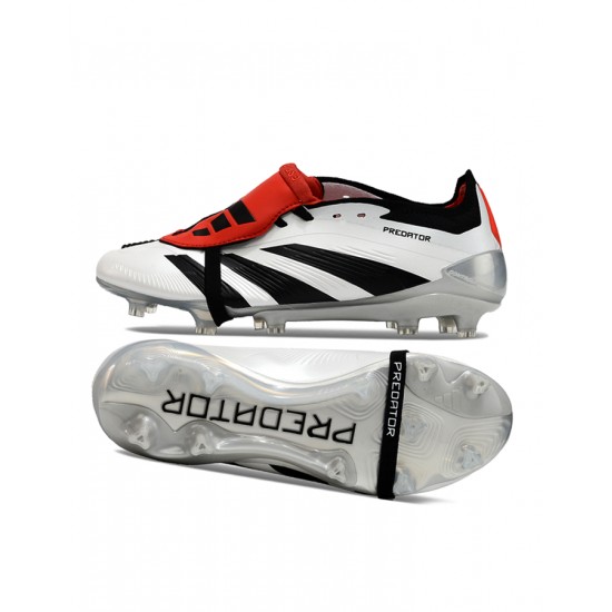 Tienda  Adidas Predator Accuracy FG Rojo Negro Hombre Zapatos De Futbol