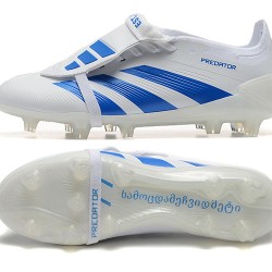 Adidas Predator Accuracy FG Blanco y Azul Zapatos De Futbol