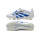Alta calidad Adidas Predator Accuracy FG Blanco y Azul Zapatos De Futbol
