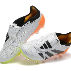 Adidas Predator Accuracy FG Blanco y Naranja Zapatos De Futbol