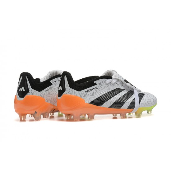 Comprar  Adidas Predator Accuracy FG Blanco y Naranja Zapatos De Futbol