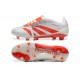Alta calidad Adidas Predator Accuracy FG Blanco y Rojo Zapatos De Futbol