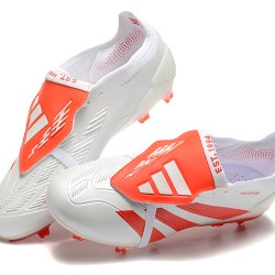 Adidas Predator Accuracy FG Blanco y Rojo Zapatos De Futbol