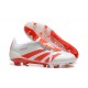Alta calidad Adidas Predator Accuracy FG Blanco y Rojo Zapatos De Futbol