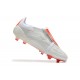 Alta calidad Adidas Predator Accuracy FG Blanco y Rojo Zapatos De Futbol