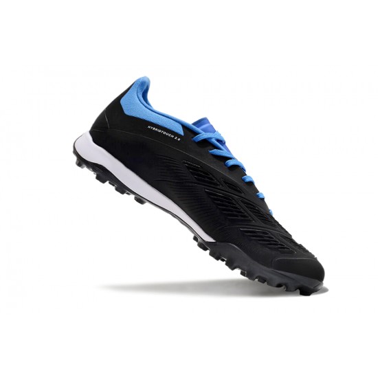 Explorar  Adidas Predator 24 Elite TF Negro y Azul Hombre Zapatos De Futbol