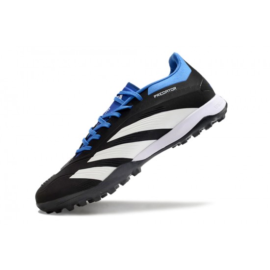 Explorar  Adidas Predator 24 Elite TF Negro y Azul Hombre Zapatos De Futbol