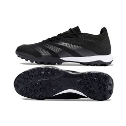 Adidas Predator 24 Elite TF Negro y Gris Hombre Zapatos De Futbol