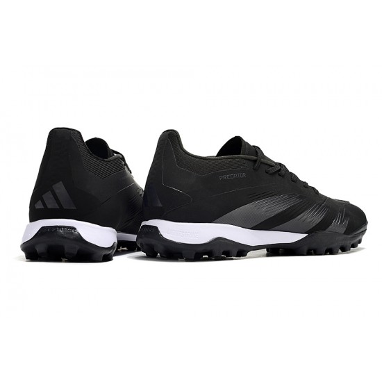 Tienda  Adidas Predator 24 Elite TF Negro y Gris Hombre Zapatos De Futbol