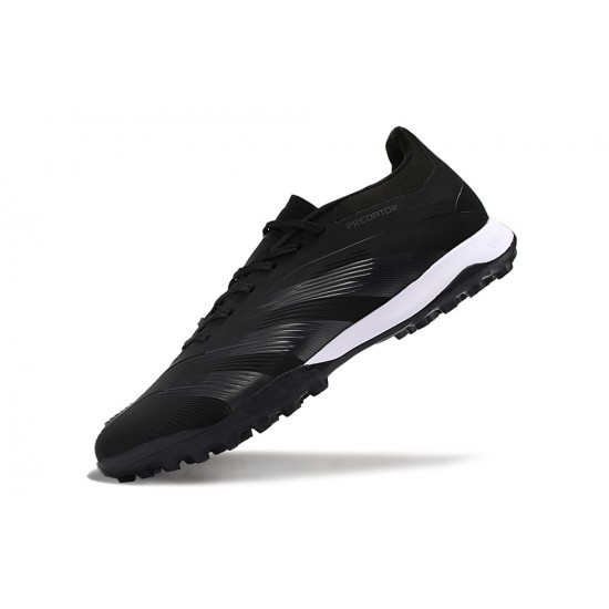 Tienda  Adidas Predator 24 Elite TF Negro y Gris Hombre Zapatos De Futbol