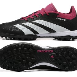 Adidas Predator 24 Elite TF Rosa Negro Hombre Zapatos De Futbol