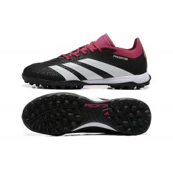 Adidas Predator 24 Elite TF Rosa Negro Hombre Zapatos De Futbol