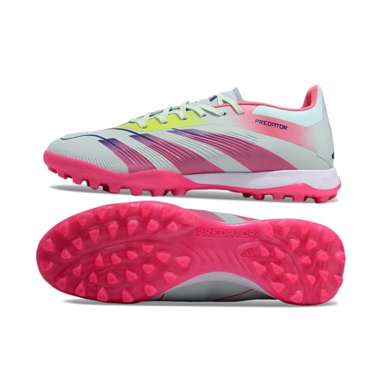 Comprar  Adidas Predator 24 Elite TF Rosa Blanco Zapatos De Futbol