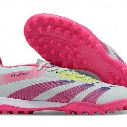 Adidas Predator 24 Elite TF Rosa Blanco Zapatos De Futbol