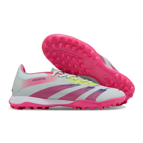 Comprar  Adidas Predator 24 Elite TF Rosa Blanco Zapatos De Futbol