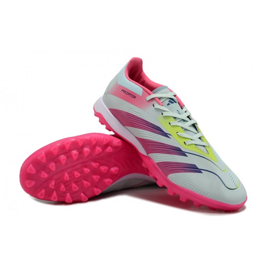 Comprar  Adidas Predator 24 Elite TF Rosa Blanco Zapatos De Futbol