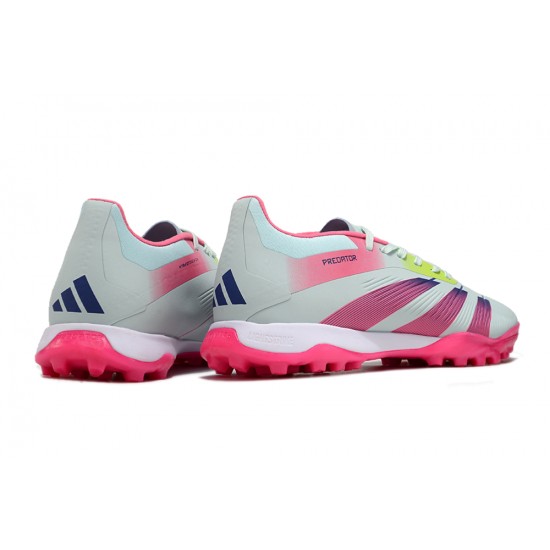 Comprar  Adidas Predator 24 Elite TF Rosa Blanco Zapatos De Futbol
