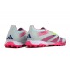 Comprar  Adidas Predator 24 Elite TF Rosa Blanco Zapatos De Futbol