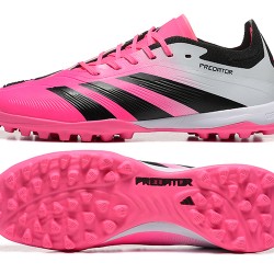 Adidas Predator 24 Elite TF Rosa y Negro Hombre Zapatos De Futbol
