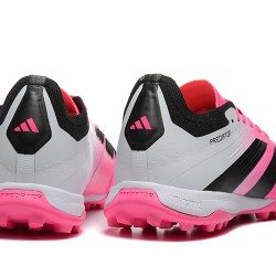 Adidas Predator 24 Elite TF Rosa y Negro Hombre Zapatos De Futbol