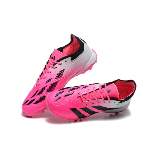 Comprar  Adidas Predator 24 Elite TF Rosa y Negro Hombre Zapatos De Futbol