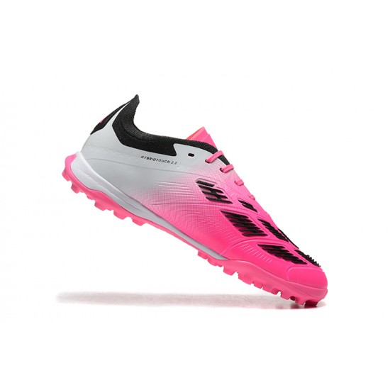 Comprar  Adidas Predator 24 Elite TF Rosa y Negro Hombre Zapatos De Futbol