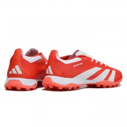 Adidas Predator 24 Elite TF Rojo y Blanco Hombre Zapatos De Futbol