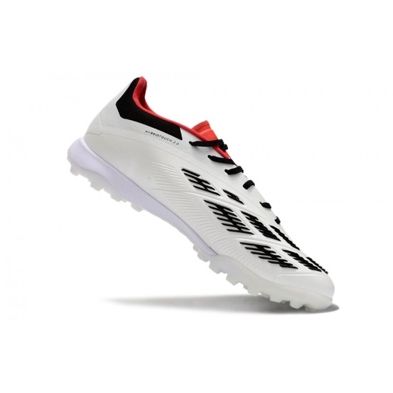 Explorar  Adidas Predator 24 Elite TF Blanco y Negro Hombre Zapatos De Futbol