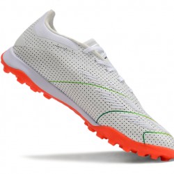 Adidas Predator 24 Elite TF Blanco y Naranja Hombre Zapatos De Futbol