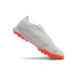 Adidas Predator 24 Elite TF Blanco y Naranja Hombre Zapatos De Futbol
