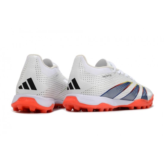 Comprar  Adidas Predator 24 Elite TF Blanco y Naranja Hombre Zapatos De Futbol