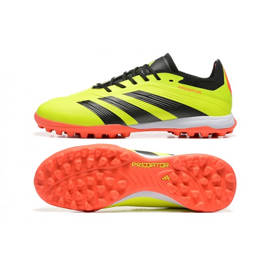 Tienda  Adidas Predator 24 Elite TF Amarillo y Negro Zapatos De Futbol