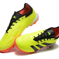 Adidas Predator 24 Elite TF Amarillo y Negro Zapatos De Futbol