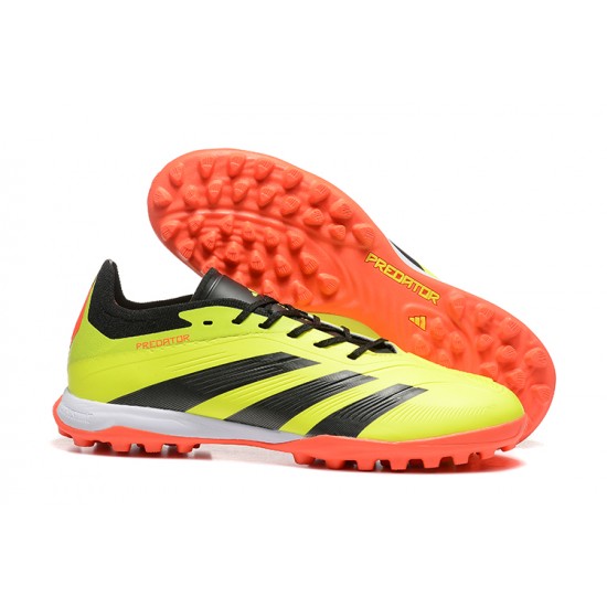 Tienda  Adidas Predator 24 Elite TF Amarillo y Negro Zapatos De Futbol