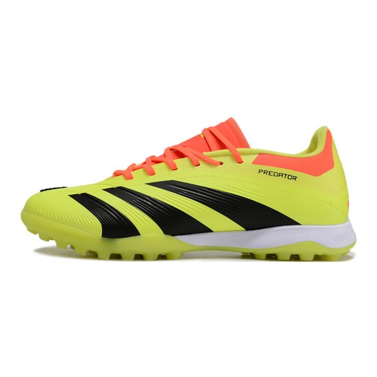 Tienda  Adidas Predator 24 Elite TF Amarillo y Negro Hombre Zapatos De Futbol