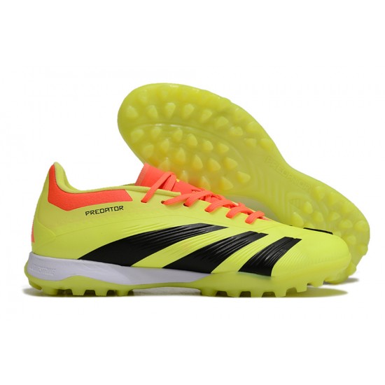 Tienda  Adidas Predator 24 Elite TF Amarillo y Negro Hombre Zapatos De Futbol