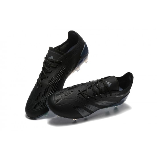 Tienda  Adidas Predator Accuracy FG Negro Azul Hombre Zapatos De Futbol