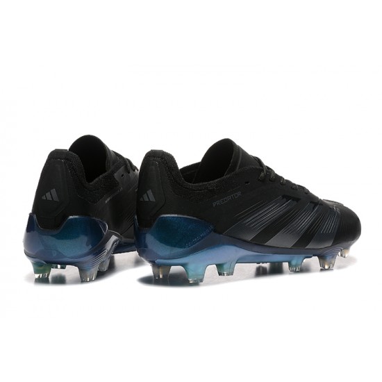 Tienda  Adidas Predator Accuracy FG Negro Azul Hombre Zapatos De Futbol