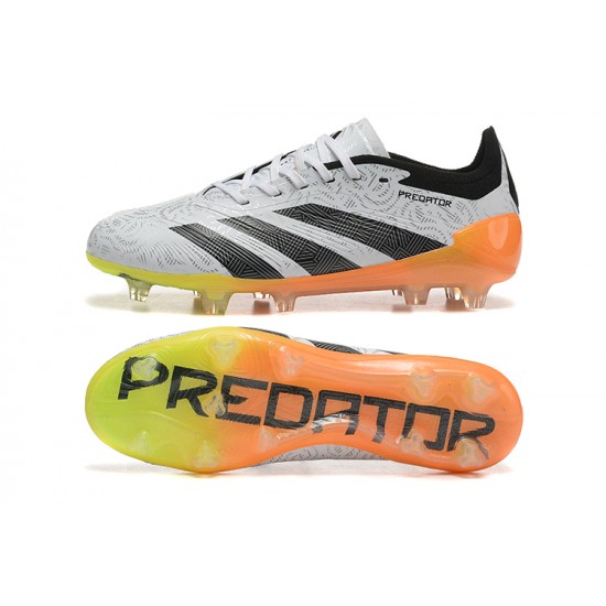 Descubrir  Adidas Predator Accuracy FG Negro Naranja Hombre Zapatos De Futbol