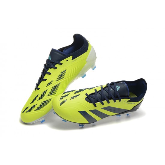 Comprar  Adidas Predator Accuracy FG Negro y Amarillo Hombre Zapatos De Futbol
