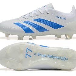 Adidas Predator Accuracy FG Blanco Azul Hombre Zapatos De Futbol