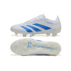 Adidas Predator Accuracy FG Blanco Azul Hombre Zapatos De Futbol
