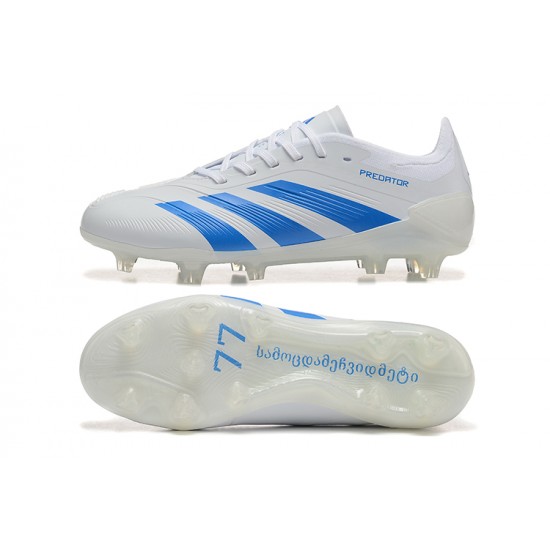 Descubrir  Adidas Predator Accuracy FG Blanco Azul Hombre Zapatos De Futbol