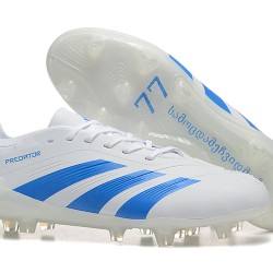 Adidas Predator Accuracy FG Blanco Azul Hombre Zapatos De Futbol
