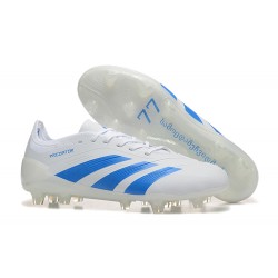 Adidas Predator Accuracy FG Blanco Azul Hombre Zapatos De Futbol