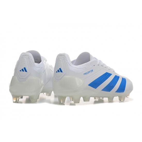 Descubrir  Adidas Predator Accuracy FG Blanco Azul Hombre Zapatos De Futbol
