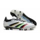 Tienda  Adidas Predator Accuracy FG Blanco y Negro Hombre Zapatos De Futbol