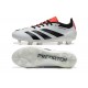 Descubrir  Adidas Predator Accuracy FG Blanco y Rojo Hombre Zapatos De Futbol