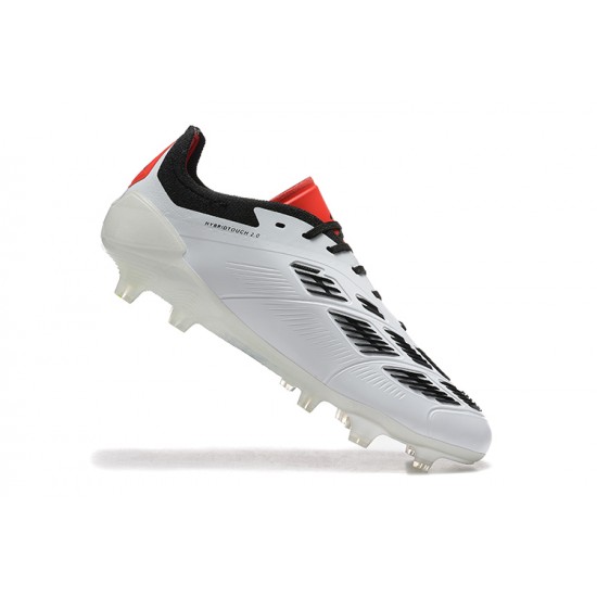 Descubrir  Adidas Predator Accuracy FG Blanco y Rojo Hombre Zapatos De Futbol